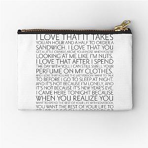 When Harry met Sally Zipper Pouch