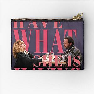 I'll have what she's having when Harry met Sally Zipper Pouch