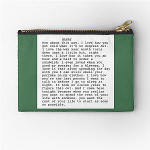 When Harry Meets Sally Zipper Pouch