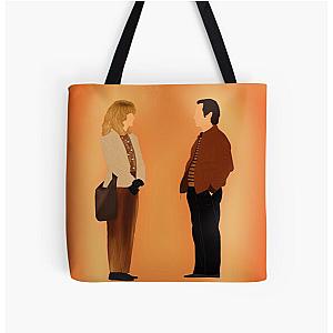 When Harry Met Sally Minimalist Poster Over Print Tote Bag