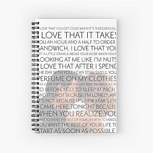 When Harry Met Sally N.Y.E. Quote Spiral Notebook