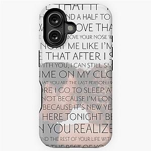 When Harry Met Sally NYE Quote iPhone Case