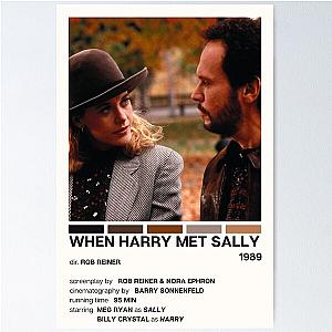 When Harry Met Sally (1989) Movie Poster