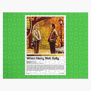 When Harry Meets Sally Movie Poster Jigsaw Puzzle