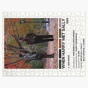 When Harry Me Sally Movie Poster Jigsaw Puzzle