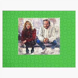 When Harry Met Sally movie featuring Meg Ryan and Billy Crystal fan art Jigsaw Puzzle