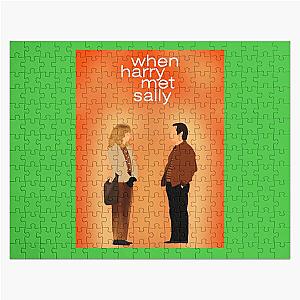 When Harry Met Sally Minimalist Poster Jigsaw Puzzle