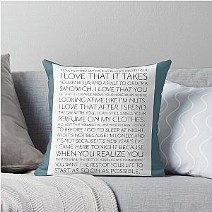 When Harry Met Sally Throw Pillow