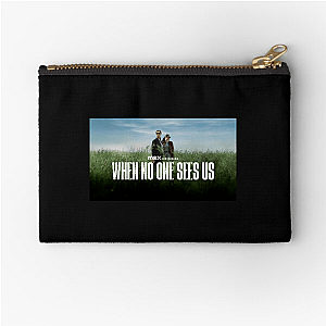 Eyes Closed, Ears Open When No One Sees Us Zipper Pouches