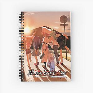 Higurashi: When They Cry - poster Spiral Notebook