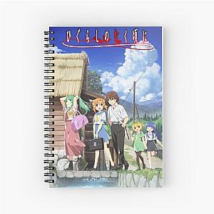 Higurashi: When They Cry - poster Spiral Notebook