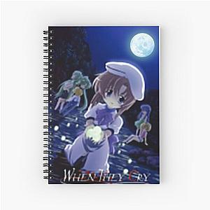 Higurashi: When They Cry - poster Spiral Notebook