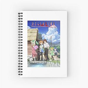 Higurashi When They Cry - poster Spiral Notebook