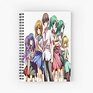 Higurashi no Naku Koro ni (Furude Rika, Ryûgû Rena, Maebara Keiichi, Sonozaki Mion, Sonozaki Shion, Hôjô Satoko Spiral Notebook