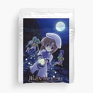 Higurashi When They Cry - poster Duvet Cover