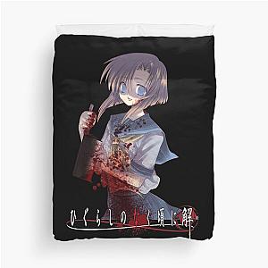 higurashi anime, rena ryugu, anime, rika, rena Duvet Cover