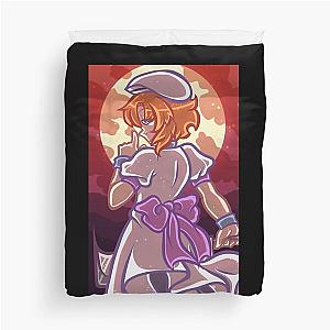 higurashi anime, rena ryugu, anime, rika, rena Duvet Cover