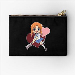 higurashi anime, rena ryugu, anime, rika, rena Zipper Pouch