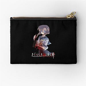 higurashi anime, rena ryugu, anime, rika, rena Zipper Pouch