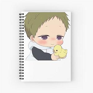 Kotaro Kashima with Yellow Chick Spiral Notebook