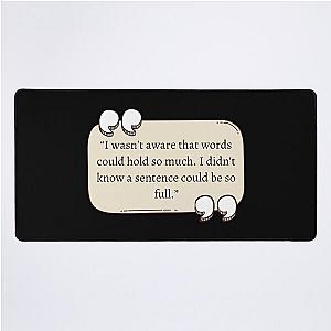 Where the Crawdads Sing Quote Desk Mat