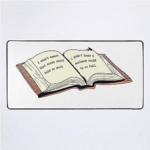 I Didn't Know A Sentence Could Be So Full Where The Crawdads Sing Quote Desk Mat