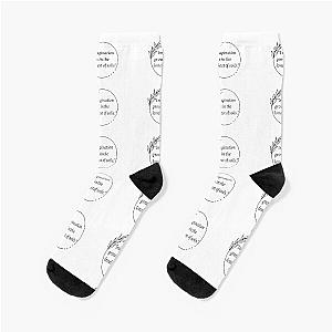 Where the Crawdads Sing Quote Socks