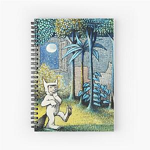 Where the Wild Things Are - Max in the jungle Spiral Notebook