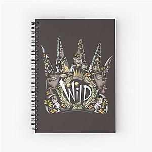 Wild Things Crown Collage Graphic Spiral Notebook