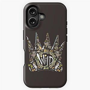 Wild Things Crown Collage Graphic iPhone Tough Case