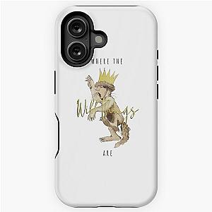 (Simple) Where the Wild Things Are - Max in Gold iPhone Tough Case