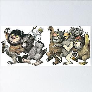 Wild Things Romp Graphic Poster