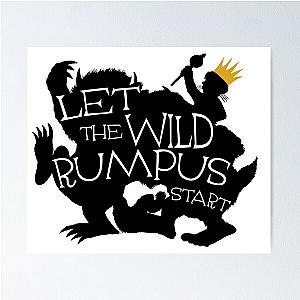 Where The Wild Things Are - Let the Wild Rumpus Start - Gold Crown Poster