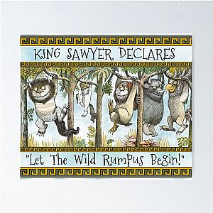 Where The Wild Things Are Personalized King Name Poster