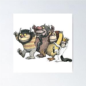 Where the wild things are, Max with Wolves Poster