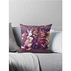 Wild Things are Romp Throw Pillow