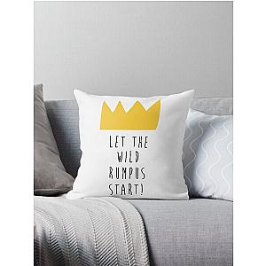 Let The Wild Rumpus Start, Where The Wild Things Are Throw Pillow