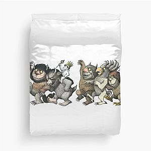 Wild Things Romp Graphic Duvet Cover