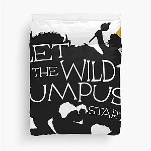 Where The Wild Things Are - Let the Wild Rumpus Start - Gold Crown Duvet Cover