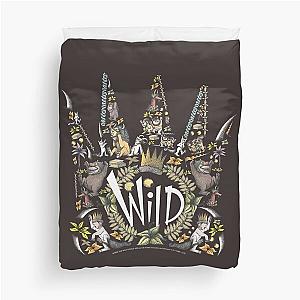 Wild Things Crown Collage Graphic Duvet Cover