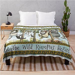 Where The Wild Things Are Personalized King Name Throw Blanket