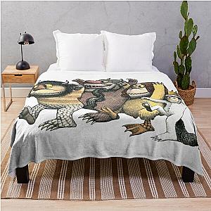 Where the wild things are, Max with Wolves Throw Blanket