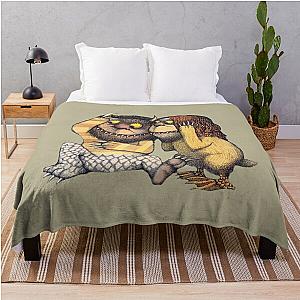 Wild Monster Things Animal Throw Blanket