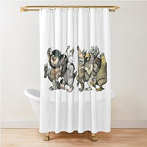 Wild Things Romp Graphic Shower Curtain