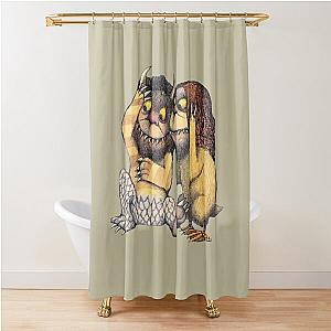 Wild Monster Things Animal Shower Curtain