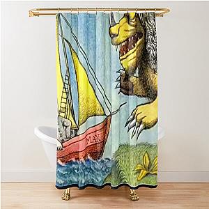 where the wild thing are , Funny Max Shower Curtain