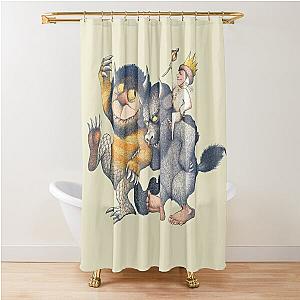 Where the wild things are funny kids Shower Curtain