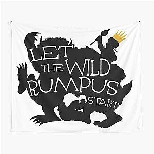 Where The Wild Things Are - Let the Wild Rumpus Start - Gold Crown Tapestry