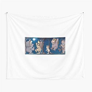 Where the Wild Things Are Wild Rumpus at night Tapestry