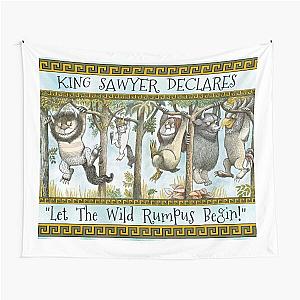 Where The Wild Things Are Personalized King Name Tapestry